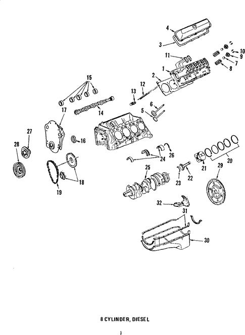 Engine Parts for 1985 Pontiac Parisienne #0