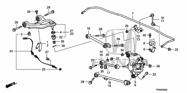 Rear Knuckle for 2011 Honda Accord Crosstour #0