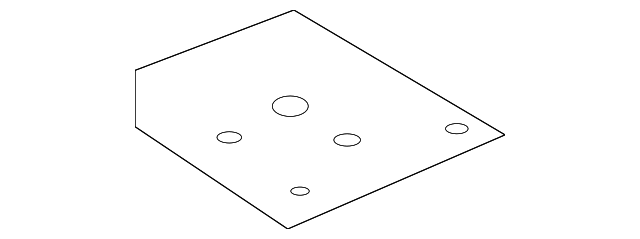 92081757 Деталь HEAT SHIELD, RIGHT