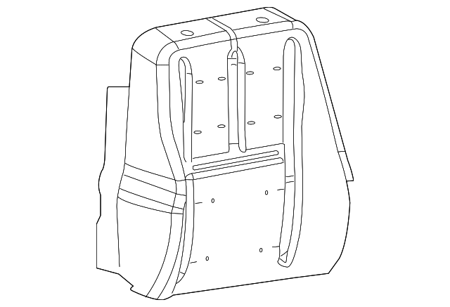 88948143 Деталь SEAT BACK PAD