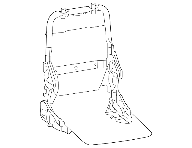 88994638 Деталь SEAT BACK FRAME