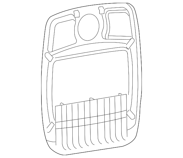 88948109 Деталь BACK PANEL