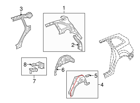Inner Structure for 2016 Audi Q5 #0