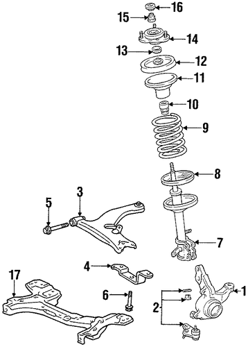 Prizm SUSPENSION COMPONENTS 2