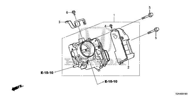 ENGINE/THROTTLE BODY (L4) for 2013 Honda ACCORD SEDAN #1