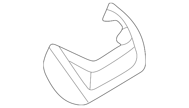 9424765 Деталь LOWER QTR TRIM COVER, RIGHT