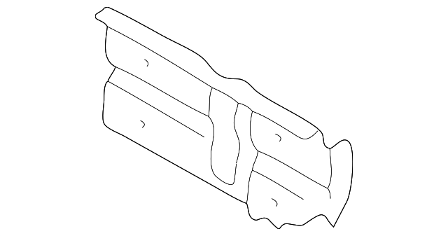 996-111-208-72 Деталь HEAT SHIELD, RIGHT