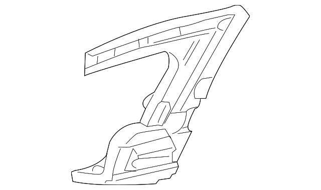 8620566 Деталь SIDE BRACKET, LEFT
