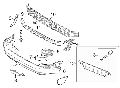 XC90 BUMPER & COMPONENTS - REAR