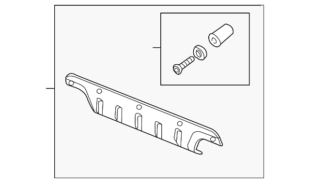 8670931 Деталь SKID PLATE
