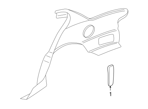 Alero EXTERIOR TRIM - QUARTER PANEL 2