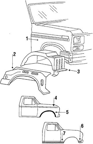 Ranger EXTERIOR TRIM - FENDER