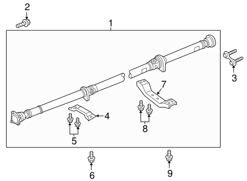 Drive Shaft for 2011 Ford Flex #0