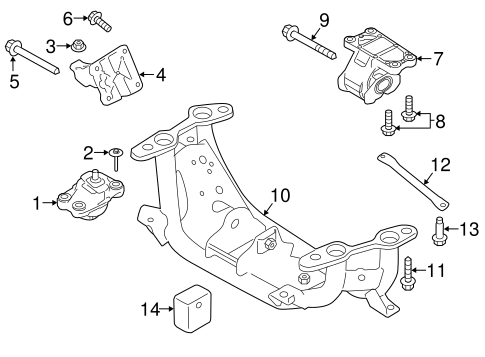 Range Rover Sport ENGINE & TRANS MOUNTING