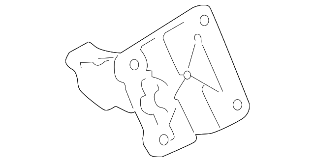 LR033184 Деталь MOUNT BRACKET, LEFT