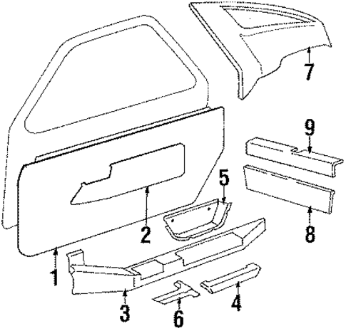 928 INTERIOR TRIM