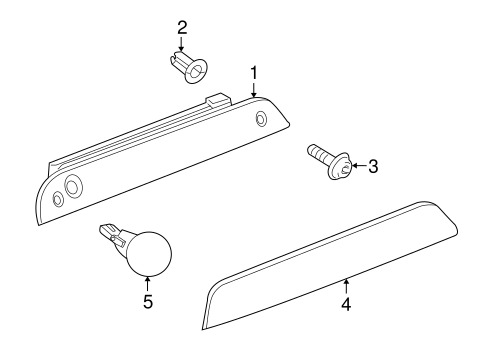Vue HIGH MOUNTED STOP LAMP