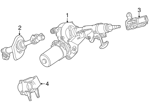 Vue STEERING COLUMN ASSEMBLY