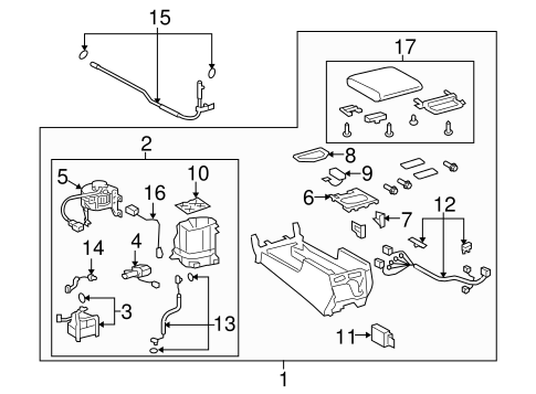 BODY/CONSOLE for 2013 Toyota Land Cruiser #3