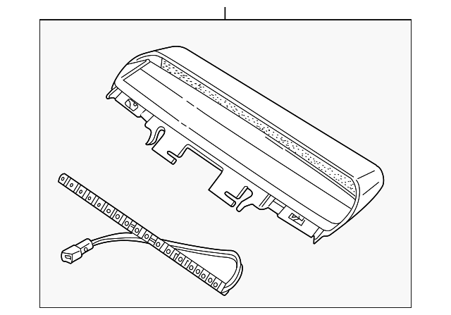 XR832362LEG Деталь HIGH MOUNT LAMP