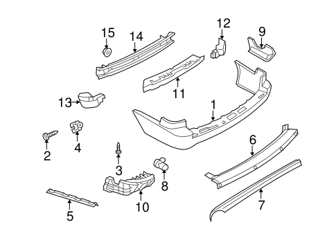 9-5 BUMPER & COMPONENTS - REAR