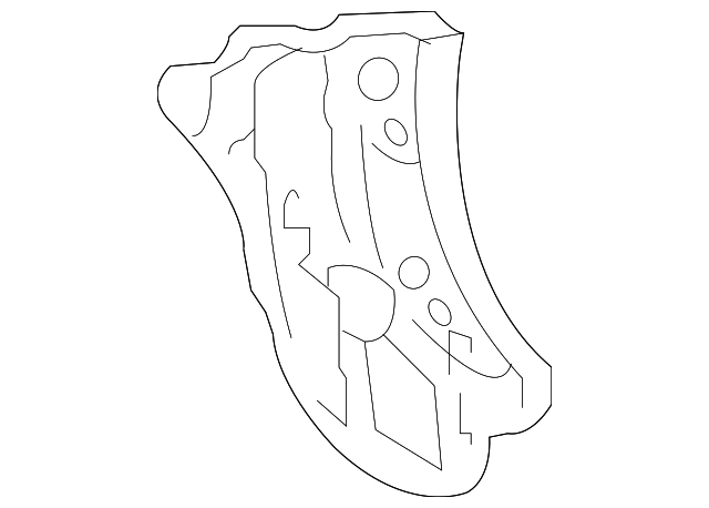 88969719 Деталь CORNER PANEL, LEFT