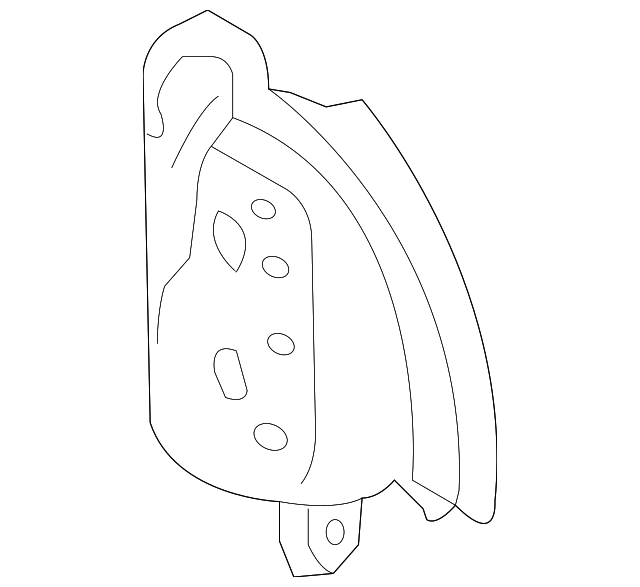 88969715 Деталь TAIL LAMP POCKET, LEFT