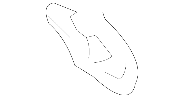 88969726 Деталь PILLAR REINF LOWER BRACKET, LEFT