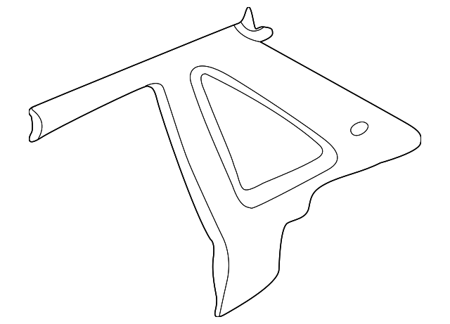 HNC1920ABAGD Деталь QTR PILLAR TRIM, RIGHT