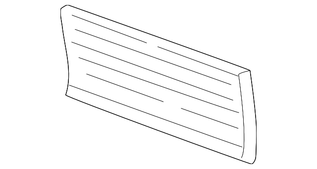 1F2Z-1725533-AAR Деталь LOWER CLADDING, LEFT