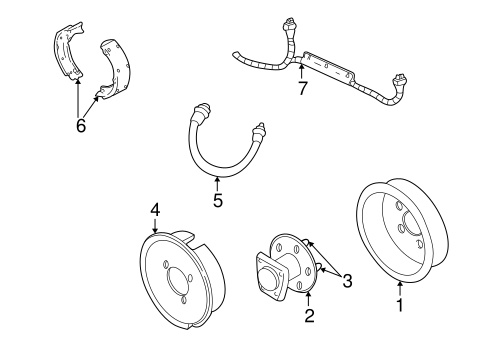 Brakes/Brake Components for 2005 Pontiac Sunfire #2