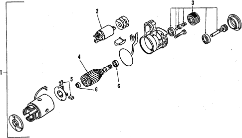 Electrical/Starter for 1989 Nissan 300ZX #1