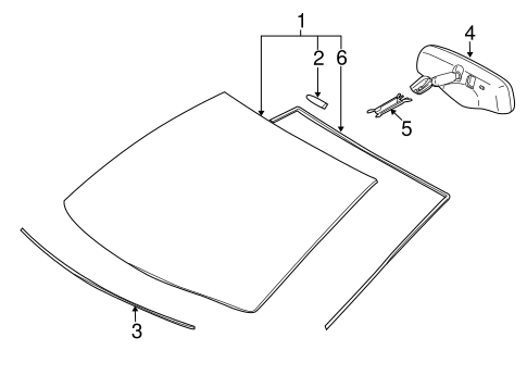 BODY/REVEAL MOLDINGS for 2015 Toyota Corolla #1