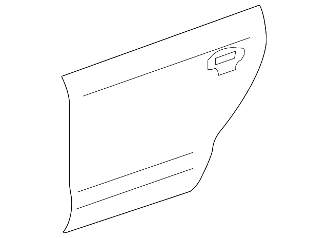 3W4Z-5424700-AA Деталь OUTER PANEL, RIGHT