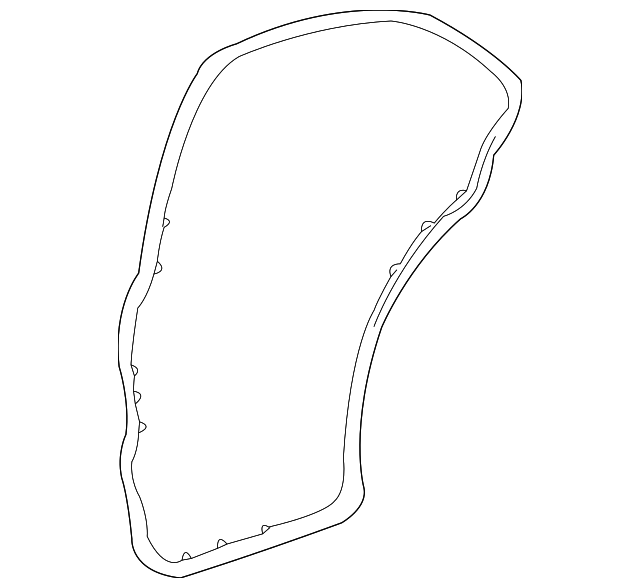 1W4Z5425325AA Деталь DOOR W'STRIP, LEFT