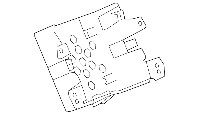 95392563 Деталь RECEIVER BRACKET