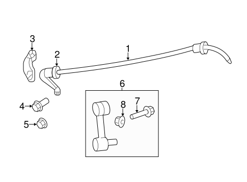 MKZ STABILIZER BAR & COMPONENTS