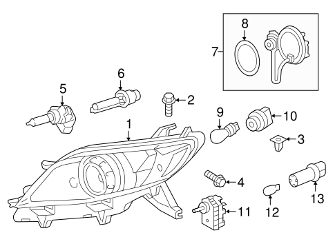 ELECTRICAL/BULBS for 2016 Toyota Sienna #3