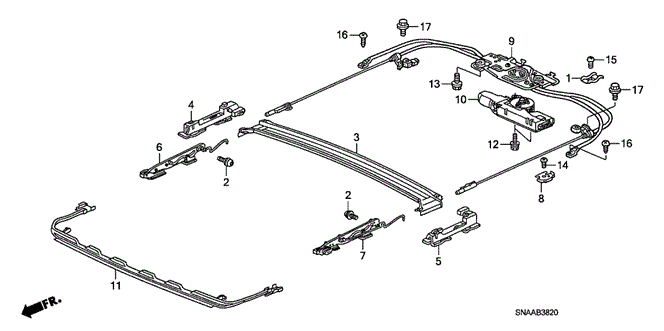 INTERIOR / BUMPER/ROOF SLIDE COMPONENTS for 2009 Honda CIVIC SEDAN #1