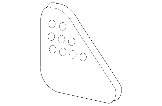 F4ZZ18978A Деталь SPEAKER GRILLE, RIGHT