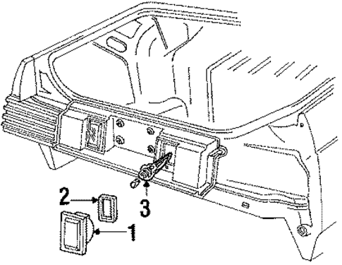 Grand Marquis BACKUP LAMPS