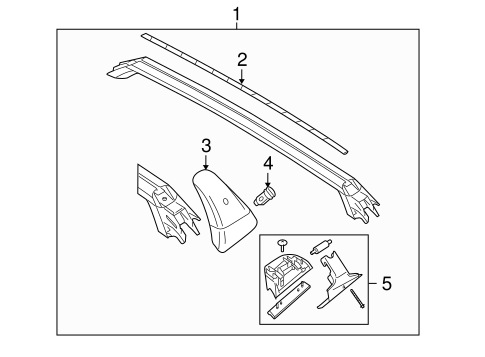 S80 LUGGAGE CARRIER