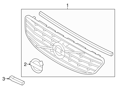 XC60 GRILLE & COMPONENTS