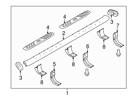 Body/Running Board for 2012 Ford F-250 Super Duty #4