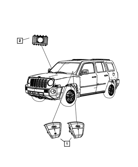 Air Bags for 2015 Jeep Compass #0