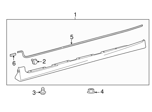 BODY/EXTERIOR TRIM - PILLARS for 2016 Scion iM #1
