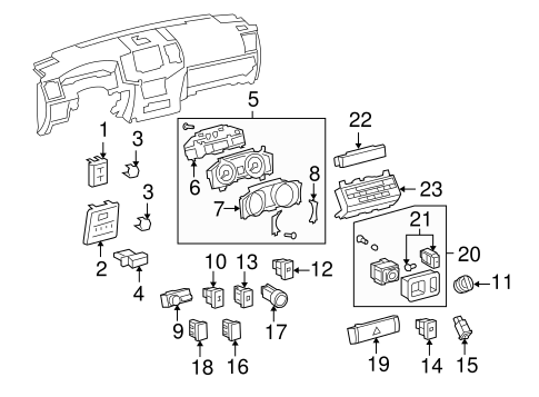 ELECTRICAL/MIRRORS for 2008 Toyota Land Cruiser #1