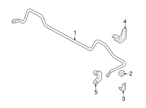 Stabilizer Bar & Components for 2007 Subaru Impreza #0