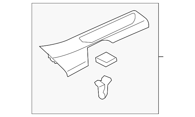 970-555-519-01-3G0 Деталь REAR SILL PLATE, LEFT