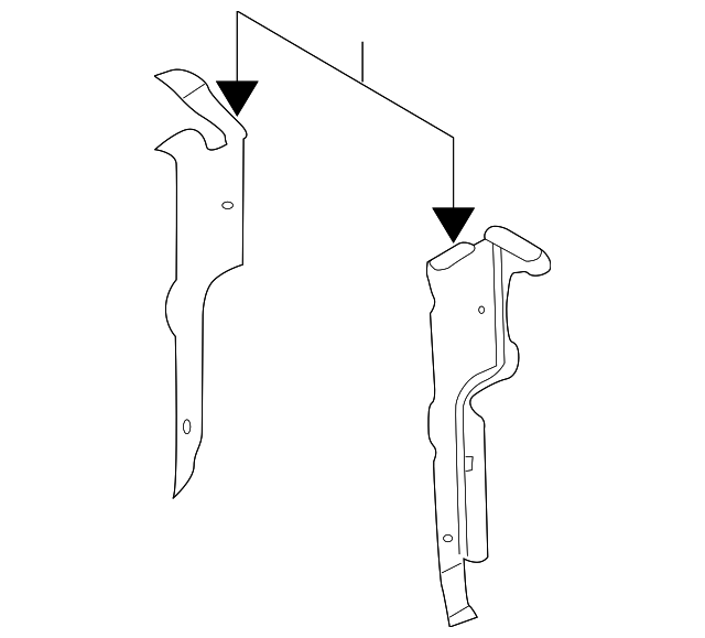 C2S23948 Деталь INNER REINF, LEFT